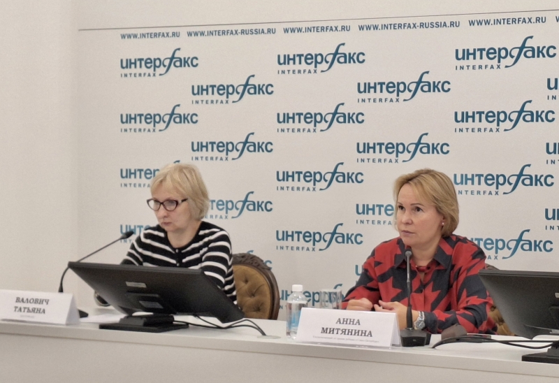 Анна Митянина приняла участие в пресс-конференции в информационном агентстве «Интерфакс»